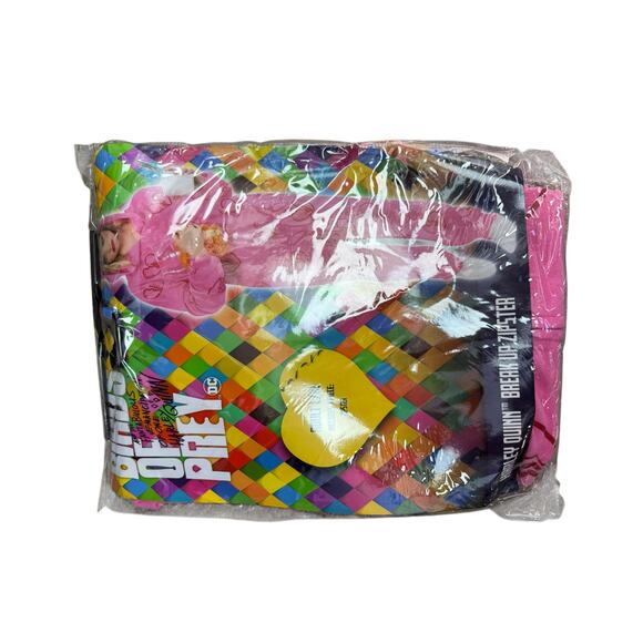 Harley Quinn Birds of Prey Break Up Zipster Jumpsuit L/XL NWT Costume DC Comics - Picture 8 of 9